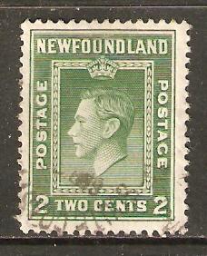 Newfoundland   #254  used  (1941)  