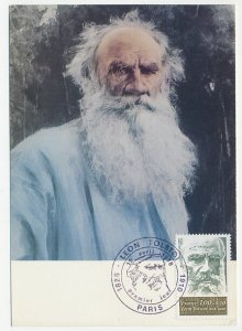 Maximum card France 1978 Leo Tolstoy - Writer