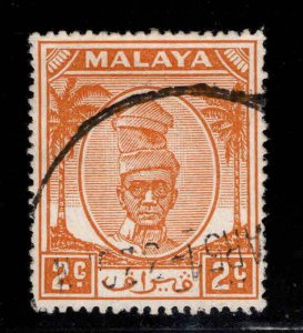 MALAYA Perak Scott 106 Used Sultan Yussuf Izuddin Shah stamp