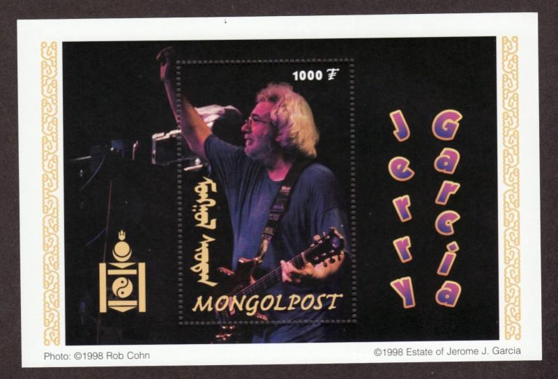 Mongolia # 2331a Mint NH S/S Jerry Garcia!