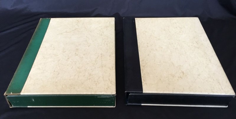 Europe Africa Asia America Old Box Files x9 + Gold Titles for Pages(11.2kg)K31