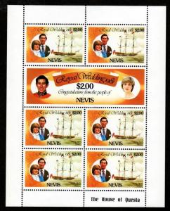 Nevis Royal Wedding Mint S/S!