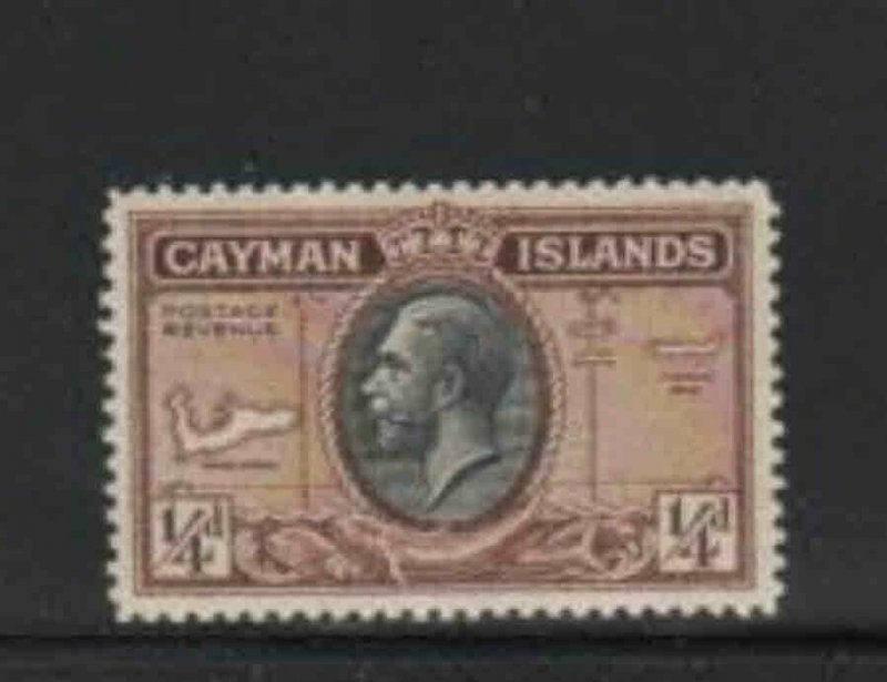 CAYMAN ISLANDS #85 1935 1p KING GEORGE VI MINT VF LH O.G
