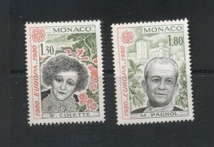 Monaco #1227-28 (1980 Europa) CV $2.50