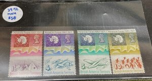 BRITISH ANTARCTIC TERR  #39-41  1971 ANTARCTIC TREATY COMPLETE SET MINT NH  G29