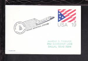 Challenger,Resnik Memorial Station 1987 Cancel Cover BIN 