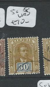 SARAWAK (P1401B) BROOKE 30C  SG 88    VFU