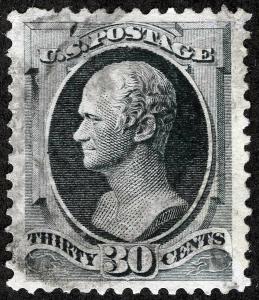 US Sc 165 Black 30¢ Light Cancel Well Centered Nice Margins XF GEM *MP Lots