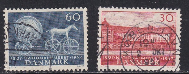 Denmark # 363-364, National Museum 150th Anniversary, Used, 1/2 Cat.