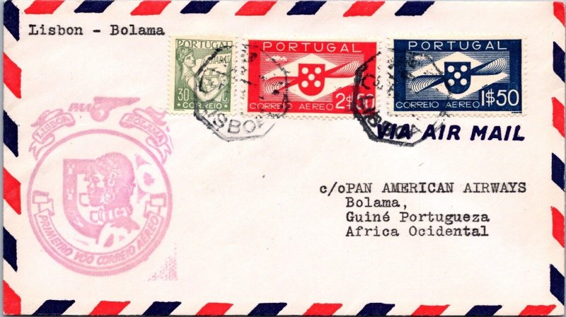 Portugal 1941 FFC -  Airmail - Lisbon To Bolama - F72078