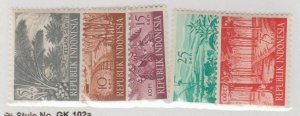 Indonesia Scott #494-495-496-498-500 Stamp - Mint NH Set