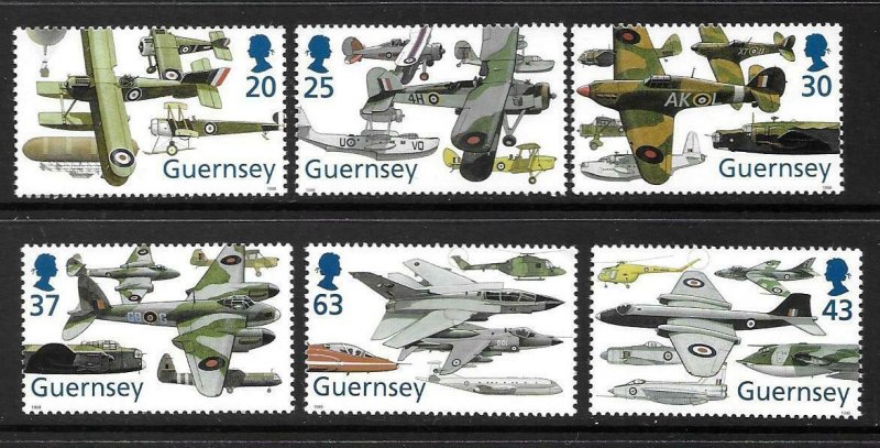 1998   AVIATION  -  GUERNSEY  -  SG.  774 / 779  -  ROYAL AIR FORCE  - UMM