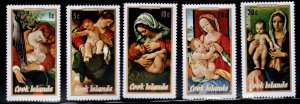 Cook Islands Scott 330-334 MH* Christmas set