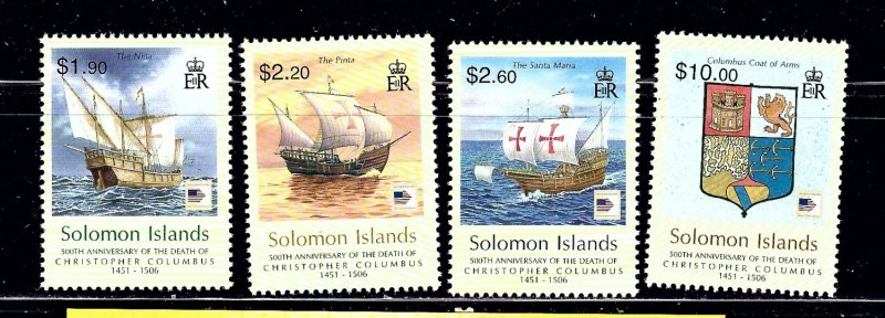 Solomon Is 1048-51 MNH 2006 Christopher Columbus  #2