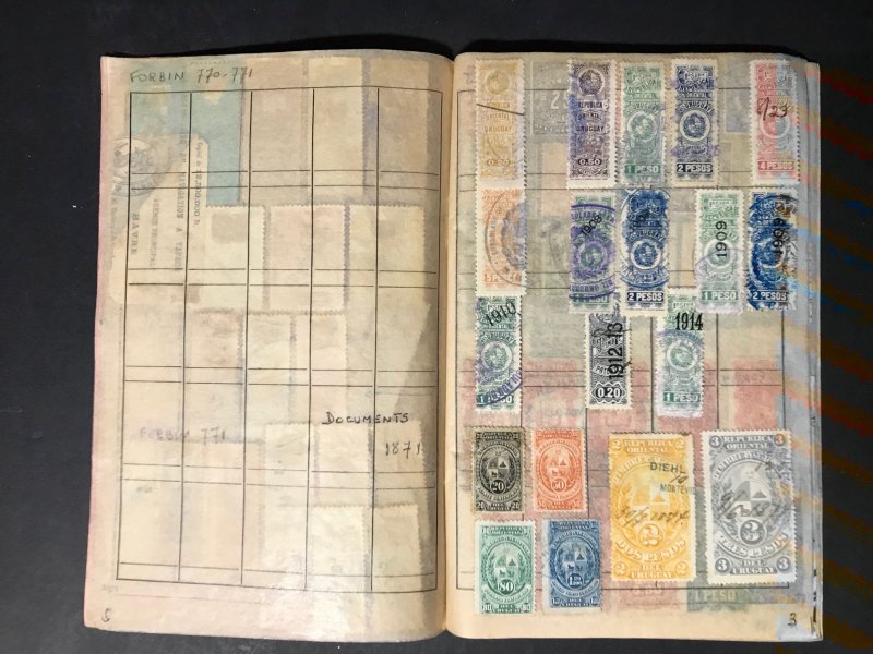 Uruguay Revenue Stamps Mint/Used 1896-1911 (1400 Stamps)