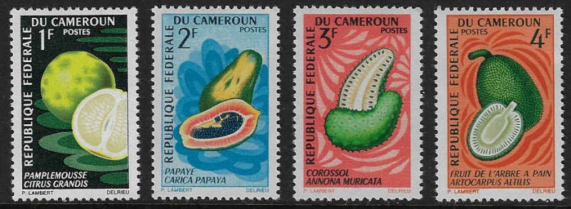 Cameroun #460-63 Unused LHR; Short set of 4 - Fruits (1967)