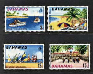 STAMP STATION PERTH Bahamas #290-293 QEII Tourism Set MNH