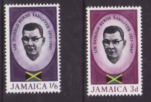 Jamaica-Sc#261-2- id8-unused NH set-Prime Minister-1967-