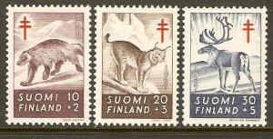 Finland #B142-4 NH Animals
