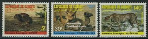Djibouti 1987, Animals 3v, MNH