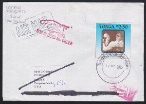 TONGA 2005 cover to USA -  Returned to Sender..............................B1595