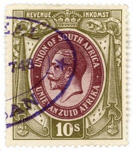 (I.B) South Africa Revenue : Duty Stamp 10/- (1913)