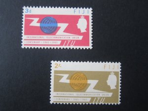 Fiji 1965 Sc 211-212 set MLH