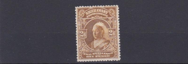 NIGER COAST  1897 - 98     S G  73B    2/6   VALUE   MH 