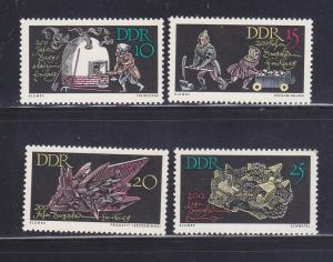 Germany DDR 796-799 Set MNH Mining