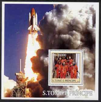 St Thomas & Prince Islands 2003 Space Shuttle Columbi...