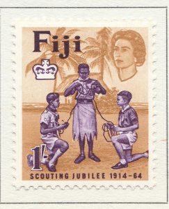 1964 English Colony British Colony FIJI 1s MH* Stamp A28P26F28416-