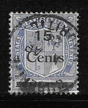 Mauritius 203: 15c on 20c Coat of Arms, used, F