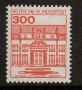 GERMANY SG1812d 1977 GERMAN CASTLES 300pf MNH