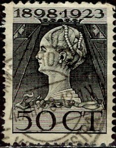 Netherlands; 1923: Sc. # 131: O/Used Single Stamp