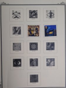 collection in album Great Britain 2000-2015 clean pages mostly empty