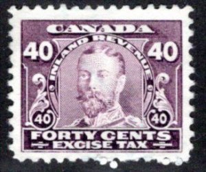 van Dam FX9, 40c, MNG, Canada Revenue Federal Excise Tax