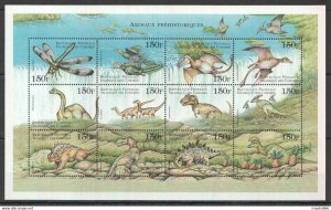 Comoros Fauna Reptiles Prehistoric Animals Dinosaurs 1Sh ** Nw0617