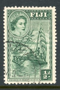 Fiji 147 U 1954 1/2p green