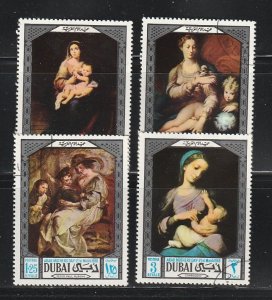 Dubai 97-100 Set U Art, Paintings