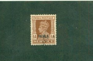 PATIALA INDIAN STATE O64 USED BIN $0.50