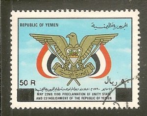 Yemen   Scott 624   Surcharge   Used