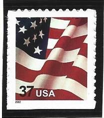 US #3635, U. S. Flag, M-NH*-
