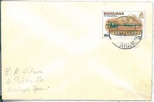 28624  - BAHAMAS -  POSTAL HISTORY -  Postmark on COVER 1980 - GREYS