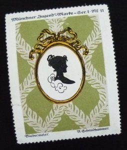 Poster Stamp Cinderella Vignette - US Austria Germany Munich Youth O39 