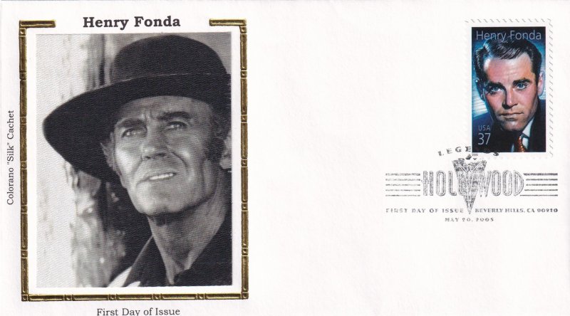 2005, Honoring Henry Fonda, Colorano Silk, FDC (E11865)