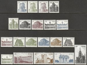 EDSROOM-12892 Ireland 537-556 MNH 1982-90 Churches & Castles CV$47.30