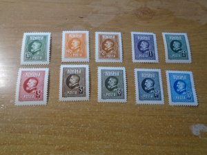 Romania  #  291-301  MH