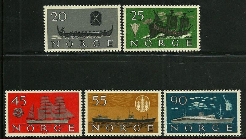 Norway # 382-6, Mint Hinge