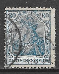 Germany 123: 30pf Germania, used, F-VF