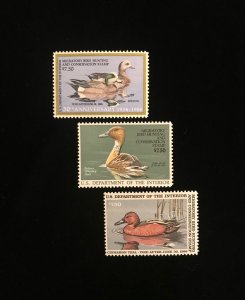 RW51, RW52, RW53 MNH set of 3, sound condition